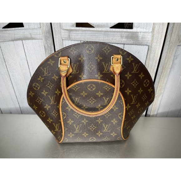 Louis Vuitton Monogram Ellipse PM Hand Bag Brown France Canvas - Picture 1 of 10